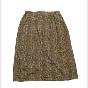 Emma James Snake Print Skirt Sz 18W